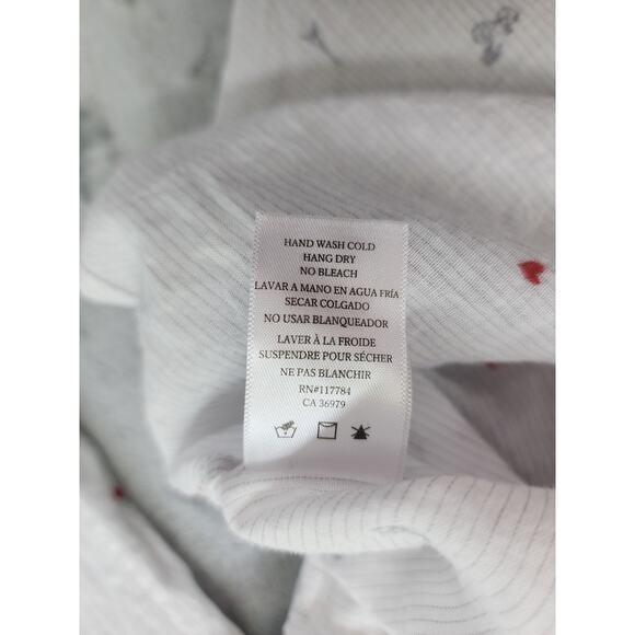 RAILS Taylor Eiffel Tower Print Shirt In Little Paris Size XS White Hearts - Picture 6 of 10